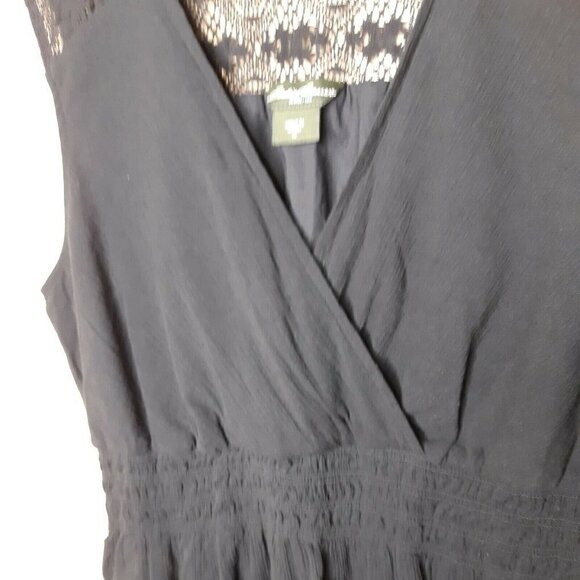 Eddie Bauer  Lined Textured Knee Length Dress 10 - Picture 3 of 7